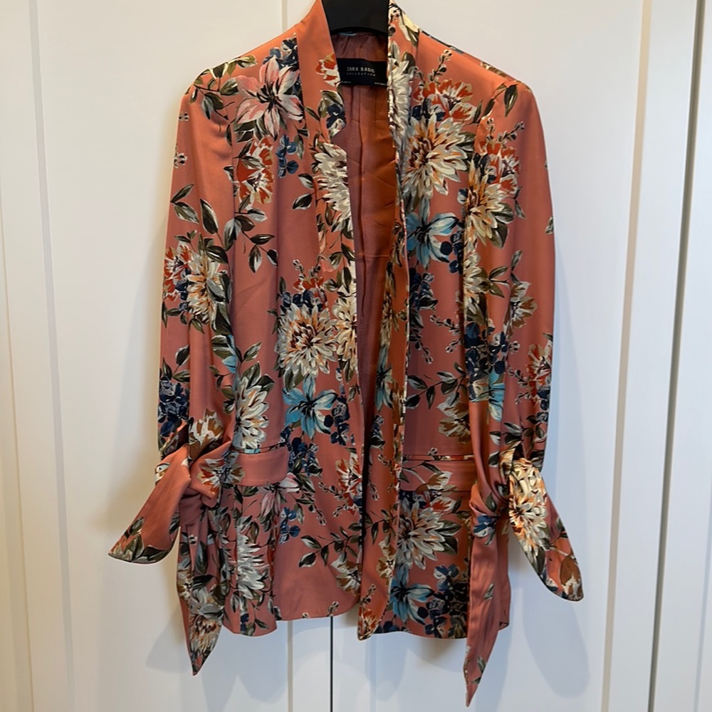 Floral blazer